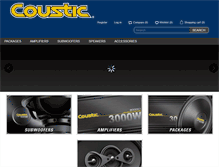 Tablet Screenshot of coustic.com